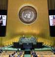 Plenário da Assembleia-Geral da ONU durante discurso gravado do presidente dos EUA, Donald Trump
22/09/2020 Nações Unidas/Divulgação via REUTERS  Foto: Reuters