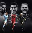 Kevin de Bruyne, Robert Lewandowski e Manuel Neuer disputam prêmio da Uefa  Foto: Reprodução/Uefa