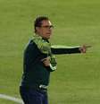 Vanderlei Luxemburgo orienta a equipe no Paraguai  Foto: Cesar Greco/Palmeiras