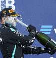 Valtteri Bottas festeja sua segunda vitória na Rússia   Foto: Mercedes / Grande Prêmio