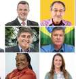 Os candidatos a prefeito de Guarulhos nas eleições 2020  Foto: Divulgação / Estadão