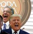 Poliglota, Fernando Henrique Cardoso não crê na amizade de Bolsonaro, que não fala inglês, e Trump, que desconhece português   Foto: Fotomontagem: Blog Sala de TV