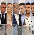 Os candidatos à Prefeitura de São Paulo no primeiro debate na TV  Foto: Divulgação / Estadão Conteúdo