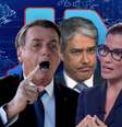 Bolsonaro, Bonner e Renata: críticas, cobranças e ironias sem fim   Foto: Fotomontagem: Blog Sala de TV 