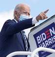 Joe Biden embarca no aeroporto de New Castle, Delaware, para evento na Pensilvânia
06/10/2020 REUTERS/Kevin Lamarque  Foto: Reuters