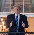 Trump passou 72 horas internado no hospital militar Walter Reed  Foto: EPA / Ansa - Brasil