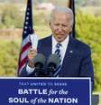 Biden fala durante campanha em Gettysburg, Pensilvânia
 6/10/2020 REUTERS/Kevin Lamarque  Foto: Reuters