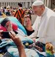 Poucos dias depois de realizar seu último desejo de encontrar o Papa Francisco, esta paciente morreu  Foto: Kees Veldboer / BBC News Brasil
