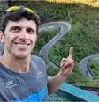 Empresário Lucas De Zorzi morreu após ficar preso em cânion em Santa Catarina  Foto: Reprodução