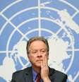 Diretor-executivo do Programa Mundial de Alimentos da ONU, David Beasley, durante entrevista coletiva em Genebra
04/12/2018 REUTERS/Denis Balibouse  Foto: Reuters
