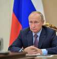 Presidente da Rússia, Vladimir Putin, participa de reunião por vídeo nos arredores de Moscou
14/10/2020 Sputnik/Alexei Druzhinin/Kremlin via REUTERS  Foto: Reuters