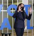 Senadora Kamala Harris, candidata democrata a vice-presidente dos EUA
08/10/2020
REUTERS/Kevin Lamarque  Foto: Reuters