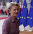 Presidente da Comissão Europeia, Ursula von der Leyen, pouco antes de cúpula da UE em Bruxelas
15/10/2020
Olivier Hoslet/Pool via REUTERS  Foto: Reuters