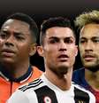 Robinho, Cristiano Ronaldo e Neymar: acusações de crime sexual abalaram carreiras brilhantes   Foto: Divulgação 
