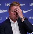 Koeman, no Auditorium 1899, Barcelona
 19/8/2020 REUTERS/Albert Gea  Foto: Reuters