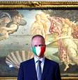 Distanciamento social estrito e uso obrigatório de máscaras faciais estão em vigor nos museus e galerias da Itália  Foto: Reuters / BBC News Brasil
