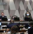 Reunião da Comissão de Assuntos Econômicos (CAE) do Senado para sabatina de indicados ao TCU e à CVM  Foto: Edilson Rodrigues / Agência Senado / Estadão