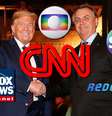 Trump e Bolsonaro: unidos contra canais de TV que contestam suas decisões  Foto: Sala de TV