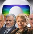 Antônio Fagundes, Tarcísio Meira, Glória Menezes e Renato Aragão: o fim do vínculo com a Globo surpreendeu a todos e revoltou muitos fãs  Foto: Divulgação