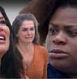 Raíssa, Luiza (já eliminada) e Jojo em ‘A Fazenda 12’: todo mundo à beira de um ataque de nervos   Foto: Sala de TV
