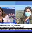Cristina Esteves não disfarçou o estresse ao perceber a ‘invasora’  Foto: Reprodução