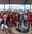 Márcio França, candidato à Prefeitura de São Paulo, em partida do Explosão Futsal, um time organizado por moradores do Parque Santa Madalena  Foto: FERNANDA LUZ/DIVULGAÇÃO CAMPANHA / Estadão