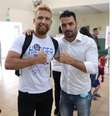 Thiago Volcov e Arthur do Val, em agenda de campanha.  Foto: REPRODUÇÃO INSTAGRAM / Estadão Conteúdo