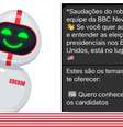 Chat bot da BBC News Brasil  Foto: BBC News Brasil