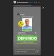 Postagem do vereador de São Caetano do Sul Eclerson Pio Mielo, presidente da Câmara Municipal, no stories de seu perfil no Instagram  Foto: REPRODUÇÃO / Estadão