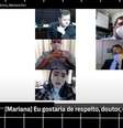 Advogado do réu insultou a jovem em audiência. Juiz não interveio  Foto: REPRODUCAO/INTERCEPT.BRASIL / Estadão