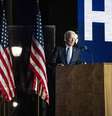 Joe Biden discursa para apoiadores em Delaware  Foto: EPA / Ansa