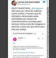 Print de publicação feita por Mari Ferrer foi apresentado em processo que pede remoção do conteúdo  Foto: Reprodução/TJ-SP / Estadão