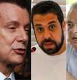 Ibope em SP: Covas tem 38% dos votos válidos; Boulos, 16%; Russomanno e França, 13%  Foto: Montagem / Futura Press
