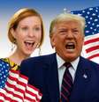 Progressista declarada, Cynthia Nixon fez campanha contra a reeleição de Trump  Foto: Fotomontagem: Blog Sala de TV  / Blog Sala de TV
