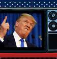 Donald Trump quer ter uma TV para pavimentar seu retorno à política na eleição de 2024  Foto: Fotomontagem: Blog Sala de TV