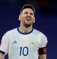 Messi quase deu a virada à Argentina contra o Paraguai  Foto: Juan Ignacio Roncoroni / Reuters