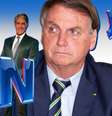 Bolsonaro teve o poder de influência questionado no telejornal comandado por Renata Vasconcellos e William Bonner na Globo  Foto: Fotomontagem: Blog Sala de TV 