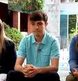 Os três filhos de Gugu Liberato, Marina, João Augusto e Sofia, falaram sobre a morte do pai  Foto: Record TV / Reprodução / Estadão Conteúdo