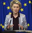 Von der Leyen anunciou o sexto contrato para a compra de vacinas contra Covid-19  Foto: EPA / Ansa - Brasil