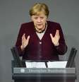 Merkel falou sobre novas regras e sobre vacinação no Bundestag  Foto: EPA / Ansa