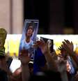O gol de mão de Maradona em 86 entrou para a história  Foto: EPA / Ansa - Brasil