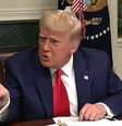"Don’t talk to me that way": Trump desprezou jornalista para ressaltar seu poder presidencial  Foto: Reprodução