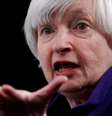 Janet Yellen, então chair do Fed, em entrevista coletiva após reunião de dois dias do Federal Open Market Committee (FOMC) em Washington, EUA, em 13 de dezembro de 2017. REUTERS/Jonathan Ernst  Foto: Reuters
