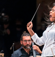Glass Marcano durante o concurso 'La Maestra', realizado em Paris em setembro  Foto: Masha Mosconi / BBC News Brasil