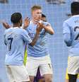  Kevin De Bruyne comemora gol pelo Manchester City  Foto: Peter Powell  / Reuters