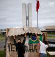 Ativistas do Rio de Paz durante protesto em frente ao Congresso Nacional
09/12/2020
REUTERS/Ueslei Marcelino  Foto: Reuters