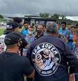 Em protesto recente, torcida organizada do Vasco pediu cuidados do clube com o novo coronavírus  Foto: Reprodução/Twitter / Estadão