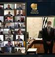 Prefeito Bruno Covas foi um dos poucos diplomados presencialmente nesta sexta-feira, 18.  Foto: Reprodução/ YouTube/ TRE São Paulo / Estadão
