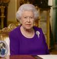 A rainha Elizabeth gravou a mensagem no Castelo de Windsor, onde guarda sua vez de ser vacinada contra a covid-19  Foto: Reprodução / BBC News