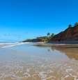 Praias do sul da Bahia estão atraindo turistas  Foto: Luiz Souza / Futura Press